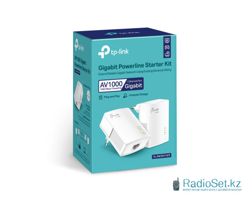 Комплект Powerline адаптеров TP-Link TL-PA7017 KIT
